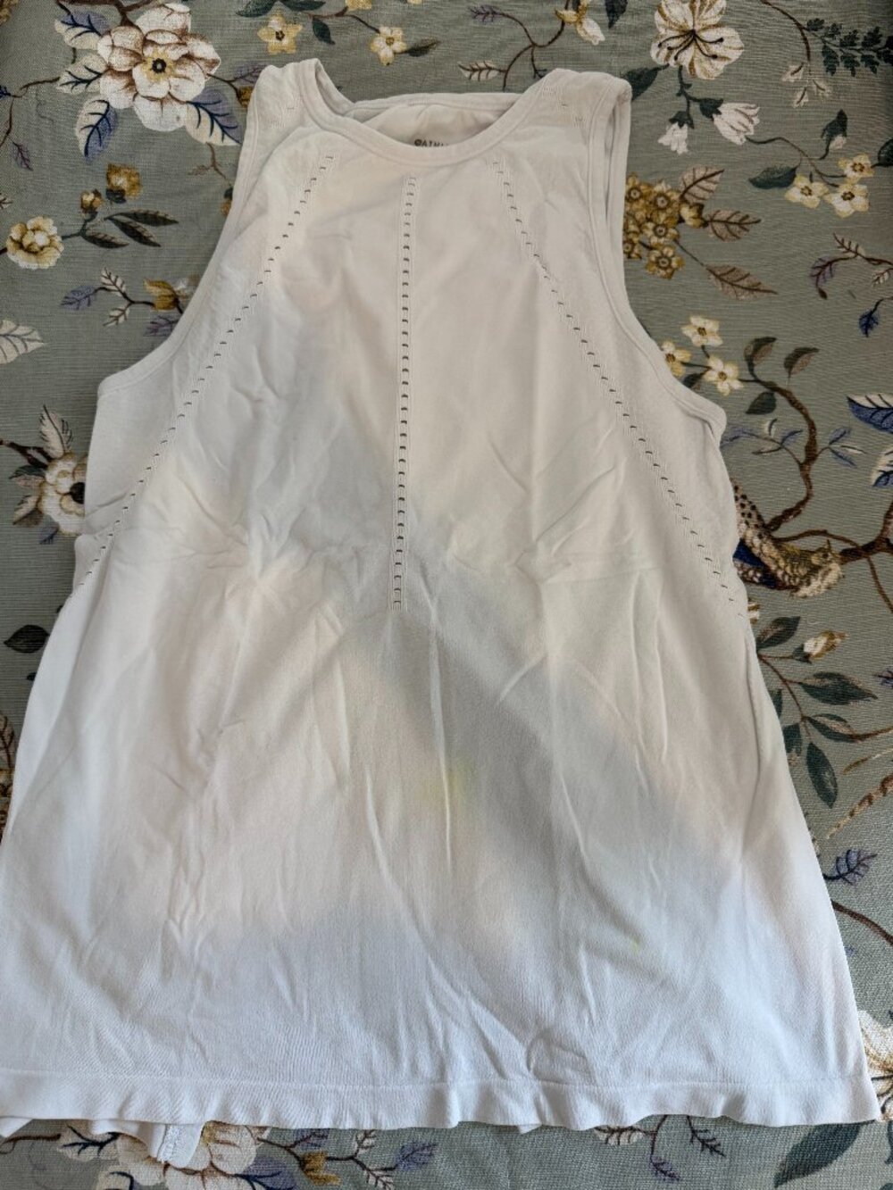ATHLETA TANK TOP WHITE